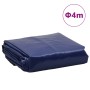 Blue tarpaulin Ø 4 m 650 g/m² by , Waterproof tarpaulins - Ref: Foro24-156225, Price: 72,43 €, Discount: %