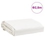 Lona blanco Ø 2,8 m 650 g/m² de , Lonas impermeables - Ref: Foro24-156231, Precio: 37,20 €, Descuento: %