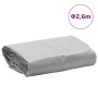 Grey tarpaulin Ø 2.6 m 650 g/m² by , Waterproof tarpaulins - Ref: Foro24-156206, Price: 37,20 €, Discount: %