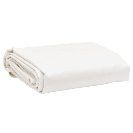 Lona blanca Ø 4 m 650 g/m² de , Lonas impermeables - Ref: Foro24-156233, Precio: 63,56 €, Descuento: %