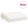 Lona blanca Ø 4 m 650 g/m² de , Lonas impermeables - Ref: Foro24-156233, Precio: 63,56 €, Descuento: %