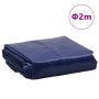 Blue tarpaulin Ø 2 m 650 g/m² by , Waterproof tarpaulins - Ref: Foro24-156219, Price: 21,88 €, Discount: %