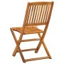 Folding garden chairs 2 units solid acacia wood by vidaXL, Garden chairs - Ref: Foro24-46339, Price: 107,06 €, Discount: %