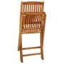 Folding garden chairs 2 units solid acacia wood by vidaXL, Garden chairs - Ref: Foro24-46339, Price: 107,06 €, Discount: %