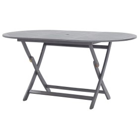 Folding garden table solid acacia wood 160x85x75 cm by vidaXL, Garden tables - Ref: Foro24-46332, Price: 163,99 €, Discount: %