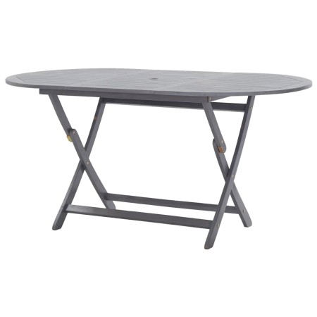 Folding garden table solid acacia wood 160x85x75 cm by vidaXL, Garden tables - Ref: Foro24-46332, Price: 164,89 €, Discount: %