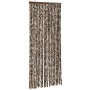 Brown and white chenille anti-fly curtain 100x230 cm by , Mosquito nets for windows - Ref: Foro24-377394, Price: 65,26 €, Dis...