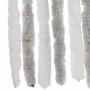 Light gray and white chenille fly screen curtain 90x220 cm by , Mosquito nets for windows - Ref: Foro24-377314, Price: 60,09 ...