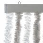 Light gray and white chenille fly screen curtain 100x220 cm by , Mosquito nets for windows - Ref: Foro24-377316, Price: 61,13...