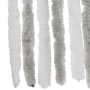 Light gray and white chenille fly screen curtain 100x220 cm by , Mosquito nets for windows - Ref: Foro24-377316, Price: 61,13...