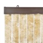 Beige chenille anti-fly curtain 100x200 cm by , Mosquito nets for windows - Ref: Foro24-377377, Price: 59,99 €, Discount: %