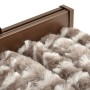 Fliegenvorhang Chenille taupe grau und weiß 100x230 cm von , Moskitonetze für Fenster - Ref: Foro24-377406, Preis: 62,44 €, R...