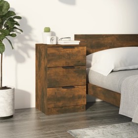 Smoked oak bedside table 40x36x65 cm by vidaXL, Nightstands - Ref: Foro24-817051, Price: 47,99 €, Discount: %