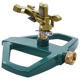 Green metal rotating sprinkler 21x22x13 cm by , Spray accessories - Ref: Foro24-48615, Price: 23,85 €, Discount: %