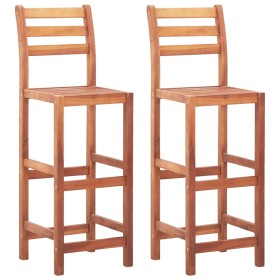 Kitchen chairs 2 units solid acacia wood by vidaXL, Kitchen stools - Ref: Foro24-46314, Price: 118,58 €, Discount: %