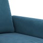 Sillón de terciopelo azul 60 cm de , Sofás - Ref: Foro24-359518, Precio: 177,99 €, Descuento: %