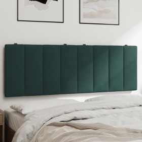 Cabecero de cama acolchado terciopelo verde oscuro 140 cm de , Cabeceros y pies de cama - Ref: Foro24-374672, Precio: 95,99 €...