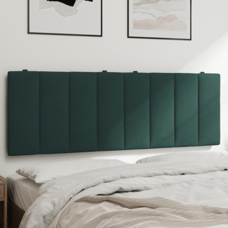 Cabecero de cama acolchado terciopelo verde oscuro 140 cm de , Cabeceros y pies de cama - Ref: Foro24-374672, Precio: 49,92 €...