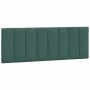 Cabecero de cama acolchado terciopelo verde oscuro 140 cm de , Cabeceros y pies de cama - Ref: Foro24-374672, Precio: 49,92 €...