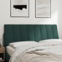 Cabecero de cama acolchado terciopelo verde oscuro 140 cm de , Cabeceros y pies de cama - Ref: Foro24-374672, Precio: 49,92 €...