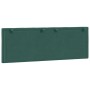 Cabecero de cama acolchado terciopelo verde oscuro 140 cm de , Cabeceros y pies de cama - Ref: Foro24-374672, Precio: 49,92 €...