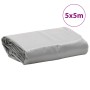 Gray tarpaulin 5x5 m 650 g/m² by , Waterproof tarpaulins - Ref: Foro24-156046, Price: 126,19 €, Discount: %