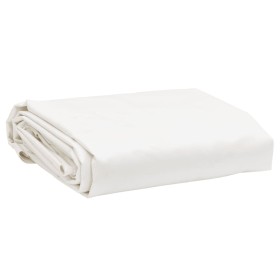 White canvas 5x6 m 650 g/m² by , Waterproof tarpaulins - Ref: Foro24-156071, Price: 139,56 €, Discount: %