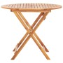 Mesa plegable de jardín de madera maciza de acacia 90x75 cm de vidaXL, Mesas de jardín - Ref: Foro24-46347, Precio: 144,99 €,...