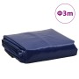 Blue tarpaulin Ø 3 m 650 g/m² by , Waterproof tarpaulins - Ref: Foro24-156224, Price: 43,66 €, Discount: %