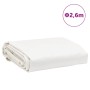 Lona blanco Ø 2,6 m 650 g/m² de , Lonas impermeables - Ref: Foro24-156230, Precio: 37,17 €, Descuento: %