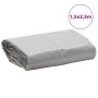 Gray tarpaulin 1.5x2.5 m 650 g/m² by , Waterproof tarpaulins - Ref: Foro24-156044, Price: 36,54 €, Discount: %