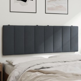 Cabecero de cama acolchado terciopelo gris oscuro 140 cm de , Cabeceros y pies de cama - Ref: Foro24-374670, Precio: 101,99 €...