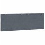 Cabecero de cama acolchado terciopelo gris oscuro 140 cm de , Cabeceros y pies de cama - Ref: Foro24-374670, Precio: 50,94 €,...