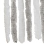 Light gray and white chenille fly curtain 100x200 cm by , Mosquito nets for windows - Ref: Foro24-377315, Price: 62,65 €, Dis...