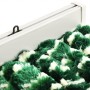 Green and white chenille fly curtain 56x200 cm by , Mosquito nets for windows - Ref: Foro24-377383, Price: 37,05 €, Discount: %