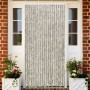 Light gray and dark gray chenille anti-fly curtain 56x200 cm by , Mosquito nets for windows - Ref: Foro24-377395, Price: 37,0...