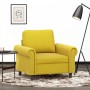 Sillón de terciopelo amarillo 60 cm de , Sofás - Ref: Foro24-359515, Precio: 166,69 €, Descuento: %