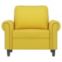 Sillón de terciopelo amarillo 60 cm de , Sofás - Ref: Foro24-359515, Precio: 166,69 €, Descuento: %