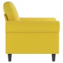 Sillón de terciopelo amarillo 60 cm de , Sofás - Ref: Foro24-359515, Precio: 166,69 €, Descuento: %