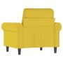 Sillón de terciopelo amarillo 60 cm de , Sofás - Ref: Foro24-359515, Precio: 166,69 €, Descuento: %