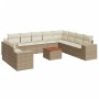 11-teiliges Gartensofa-Set mit beigen synthetischen Rattankissen von , Gartensets - Ref: Foro24-3257850, Preis: 1,00 €, Rabat...