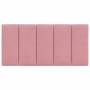 Pink velvet padded bed headboard 100 cm by , Headboards and footboards - Ref: Foro24-374660, Price: 38,85 €, Discount: %