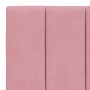 Pink velvet padded bed headboard 100 cm by , Headboards and footboards - Ref: Foro24-374660, Price: 38,85 €, Discount: %