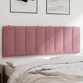 Pink velvet padded headboard 140 cm by , Headboards and footboards - Ref: Foro24-374674, Price: 70,99 €, Discount: %