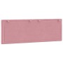 Pink velvet padded headboard 140 cm by , Headboards and footboards - Ref: Foro24-374674, Price: 70,62 €, Discount: %