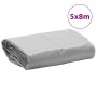 Gray tarpaulin 5x8 m 650 g/m² by , Waterproof tarpaulins - Ref: Foro24-156049, Price: 235,55 €, Discount: %