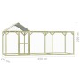 Impregnated pine wood chicken coop 4.5x1.5x2 m by vidaXL, Cages and habitats for small animals - Ref: Foro24-278401, Price: 1...