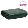 Green tarpaulin 5x7 m 650 g/m² by , Waterproof tarpaulins - Ref: Foro24-156056, Price: 208,04 €, Discount: %