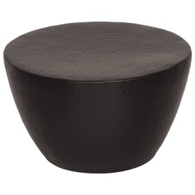 Mesa de centro aluminio martillado latón negro Ø 50x30 cm de , Mesas de centro - Ref: Foro24-359611, Precio: 139,21 €, Descue...