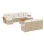 11-teiliges Gartensofa-Set mit beigen synthetischen Rattankissen von , Gartensets - Ref: Foro24-3257101, Preis: 771,87 €, Rab...